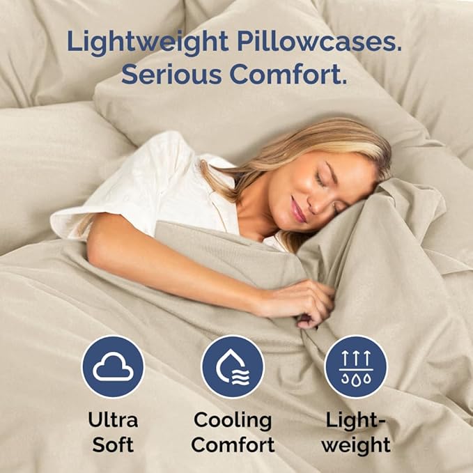 Queen Pillow Cases Set of 4 - Image 3