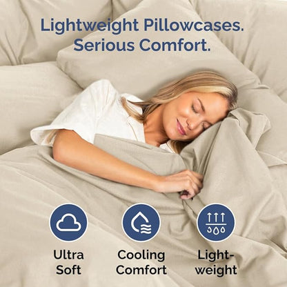 Queen Pillow Cases Set of 4 - Image 3