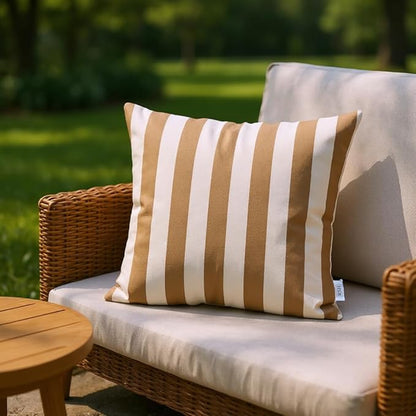RSH DECOR: Sunbrella Square Throw Pillows Set of 4 | 20" x 20" | Water and - Image 2