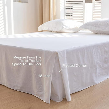 BISELINA French Linen Bed Skirt - Image 4