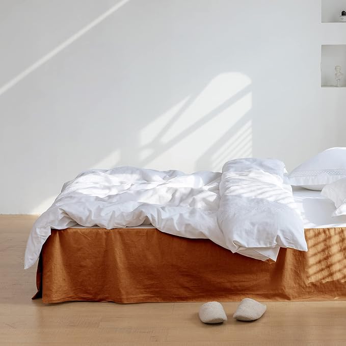 BISELINA French Linen Bed Skirt - Image 7