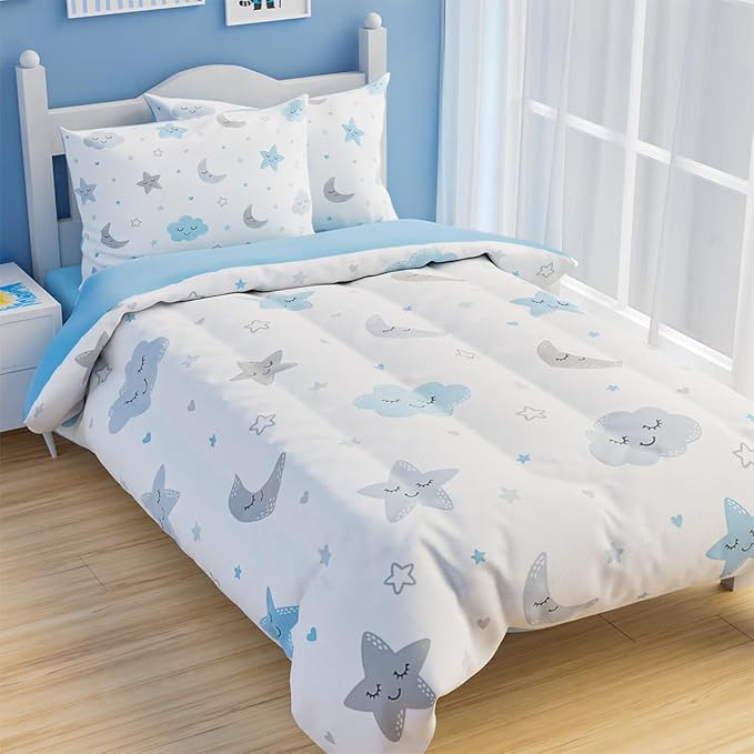 Star and Moon Comforter Set Full Size 98x86in - Image 5