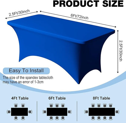 Trlyc 2 Pack 6FT Spandex Table Cloth - Image 3