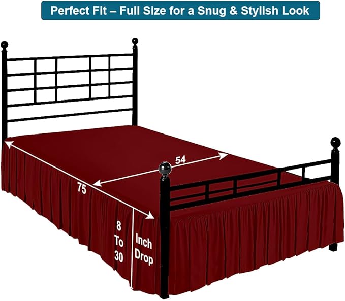 Shreem Linen Ruffled Bed Skirt - Image 5