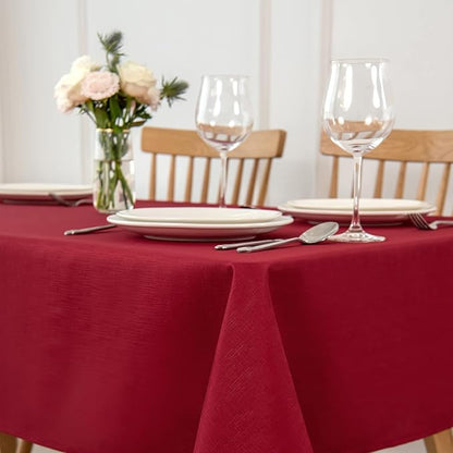 maxmill Jacquard Tablecloth Stain Resistant Waterproof Wrinkle Resistant - Image 2