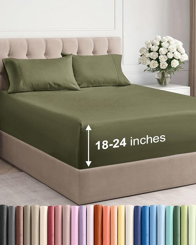 Extra Deep Pocket Cal King Sheets by CGKUnlimited