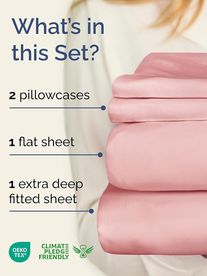 Extra Deep Twin Sheet Set - Image 2