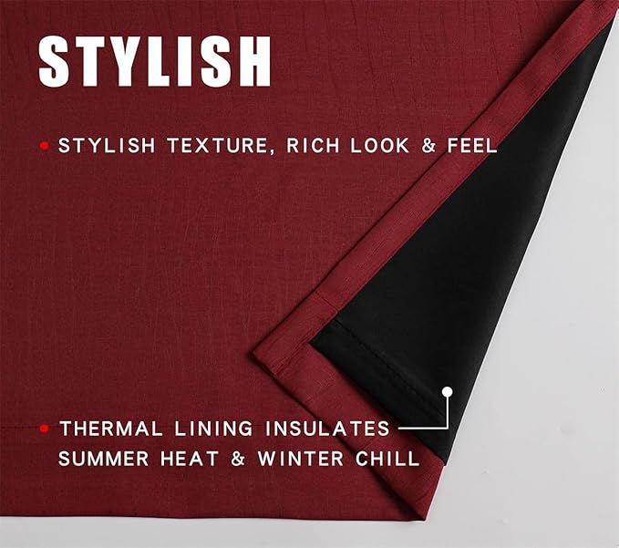 G2000 100% Blackout Curtains for Bedroom & Living Room - Image 4