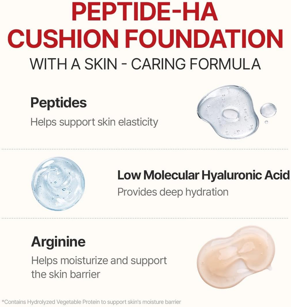 ESPOIR Be Velvet Cushion Foundation #23 Beige | Quick and Easy Coverage with ...