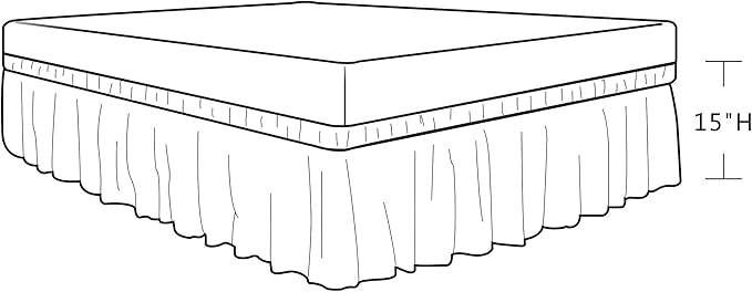 Biscaynebay Wrap Around Bed Skirts - Image 8