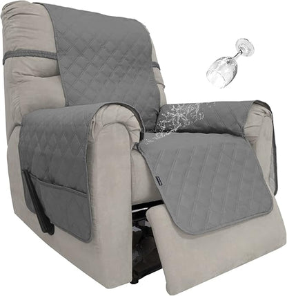 Easy-Going Sofa Slipcover Waterproof Recliner Chair Cover Non-Slip Fabric Couch by Easy-Going