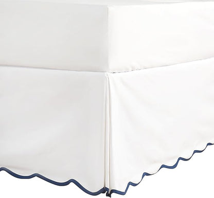 HIG Off White Chic Queen Bed Skirt by HIG