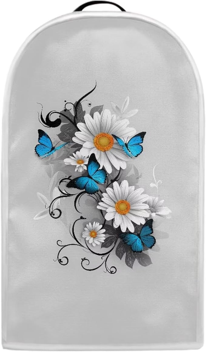 Talayituse Daisy Butterfly Print Blender Dust Cover, Fingerprint Protection by Talayituse