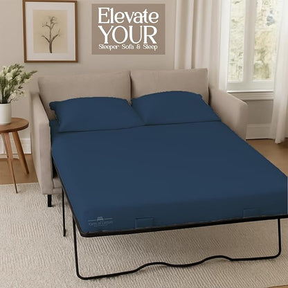 Sleeper Sofa 4 Piece Bed Sheet Set Premium Quality 100% Cotton 500 Thread Count - Image 4