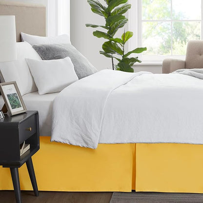 Nestl Yellow Full Bed Skirt - Image 3