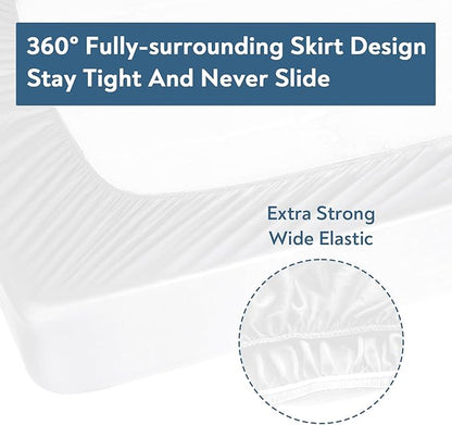 Twin Fitted Sheet Only, Super Soft & Cozy Twin Size Bed Sheets - Image 5