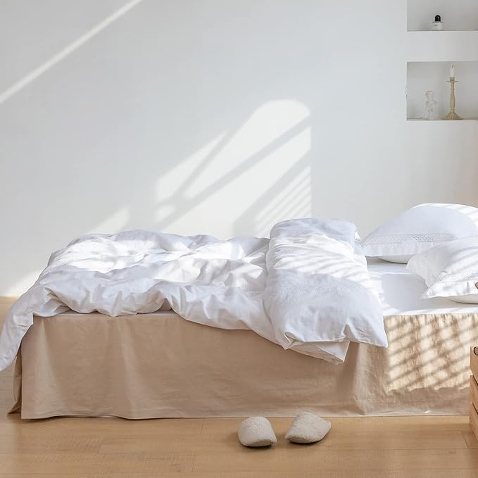 BISELINA French Linen Bed Skirt - Image 7