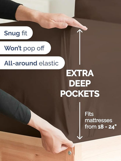 Extra Deep Pocket Cal King Sheets - Image 3