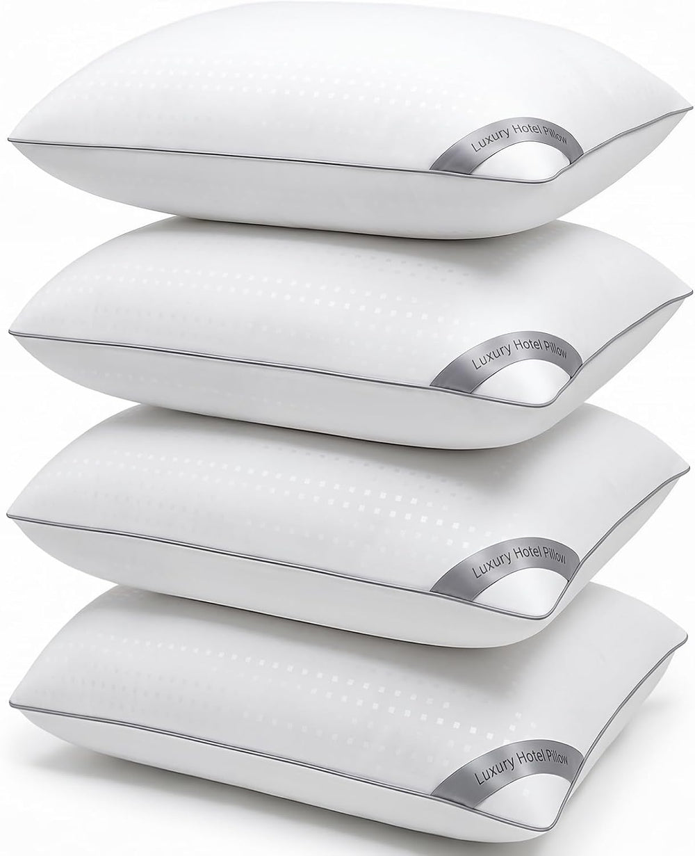HIMOON Bed Pillows for Sleeping Set of 4,Standard Size Cooling Pillows 4 Pack...