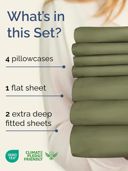 Extra Deep Split King Sheet Set - Image 2
