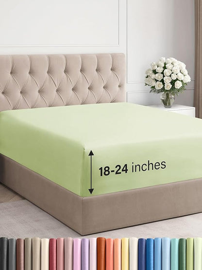 Extra Deep Cal King Fitted Sheet by CGKUnlimited