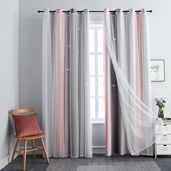 FANLI Ombre Rainbow Blackout Curtains - Image 6