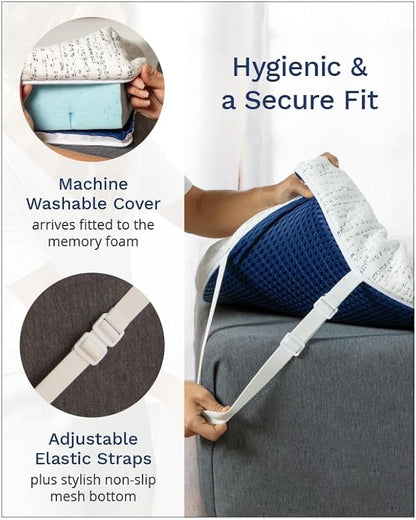 ViscoSoft 2 Inch Memory Foam Mattress Topper Short Queen - Image 4