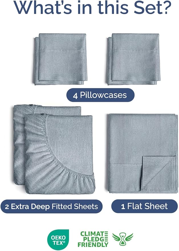 Extra Deep Split King Sheet Set - Image 2