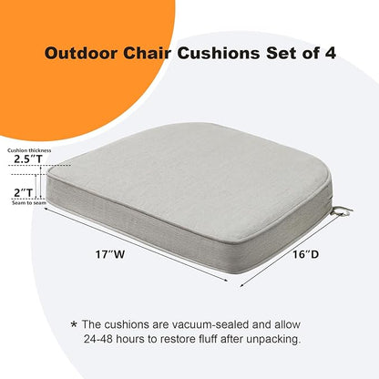 Sunbrella Round Corner Seat Cushions, Indoor Outdoor Water Repellent Universal - Image 6