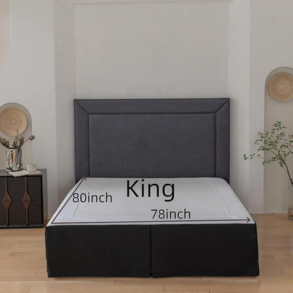 King Bed Skirt, Wrap Around Bed Skirt - Image 3