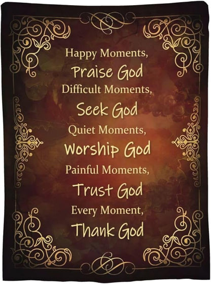 Christian Blanket Religious Prayer Throw Blanket Bible Verse Flannel Stuff - Image 9