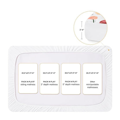 TILLYOU Pack and Play Sheet - Image 3