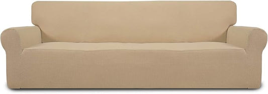Easy-Going Stretch 4 Seater Sofa Slipcover 1-Piece Sofa Cover Furniture by Easy-Going