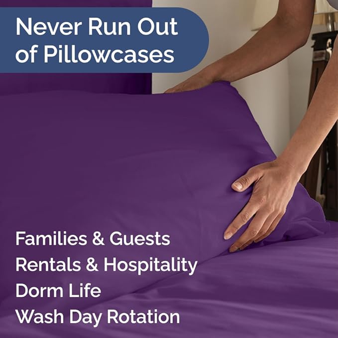 Queen Pillow Cases Set of 8 - Image 5
