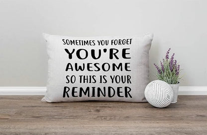 Solekla Inspirational for Women Decorative Throw Pillow Case 12x20 inch - Image 4