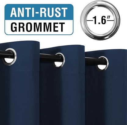 100% Blackout Curtains Thermal Insulated Full Blackout Curtains - Image 3