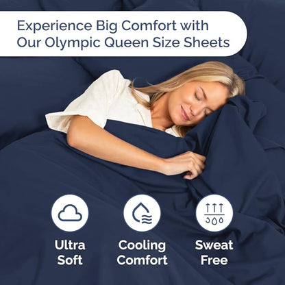 Olympic Queen Sheet Set 66x80 - Image 4