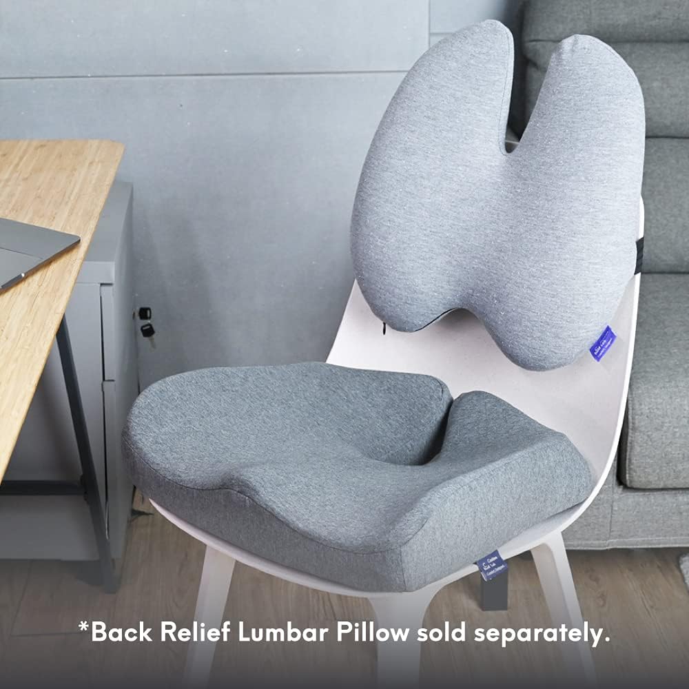 C CUSHION LAB Patented Pressure Relief Seat Cushion for Long Sitting Hours on...