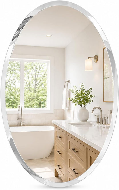 ushower bathroom mirror for over sink, 20x28 inch, main product view