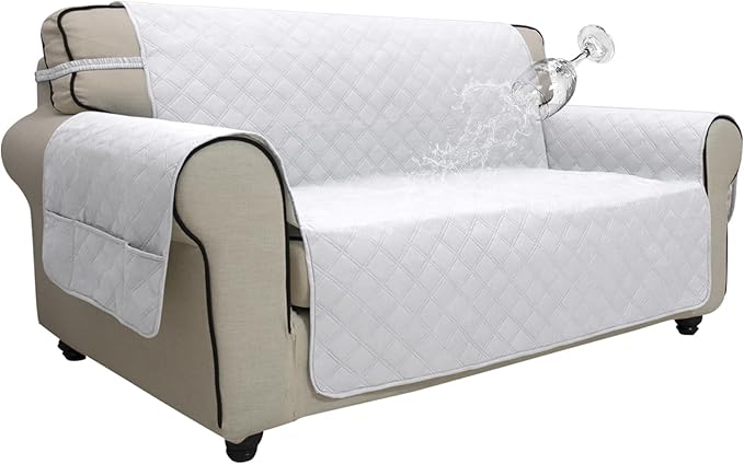 Easy-Going Waterproof Oversized Loveseat Covers Leakproof Couch Cover by Easy-Going