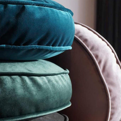 Round Floor Pillow Cover Velvet Throw Seating Pouf Yoga Meditation Cushion - Image 2