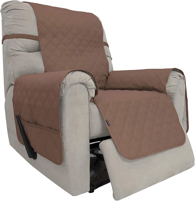 Easy-Going Sofa Slipcover Waterproof Recliner Chair Cover Non-Slip Fabric Couch by Easy-Going