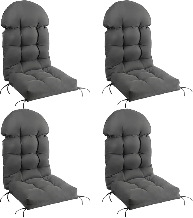 FUNBERRY High Back Patio Chair Cushions, Waterproof, UV Fade Resistant by FUNBERRY