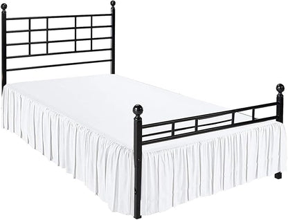 Dust Ruffle with Split Corner Ruffled Gatherd Bed Skirt with Platform Three by Unknown
