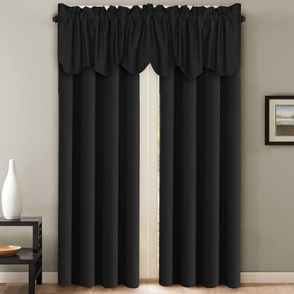 H.VERSAILTEX 2 Panels Blackout Curtain Valances - Image 2
