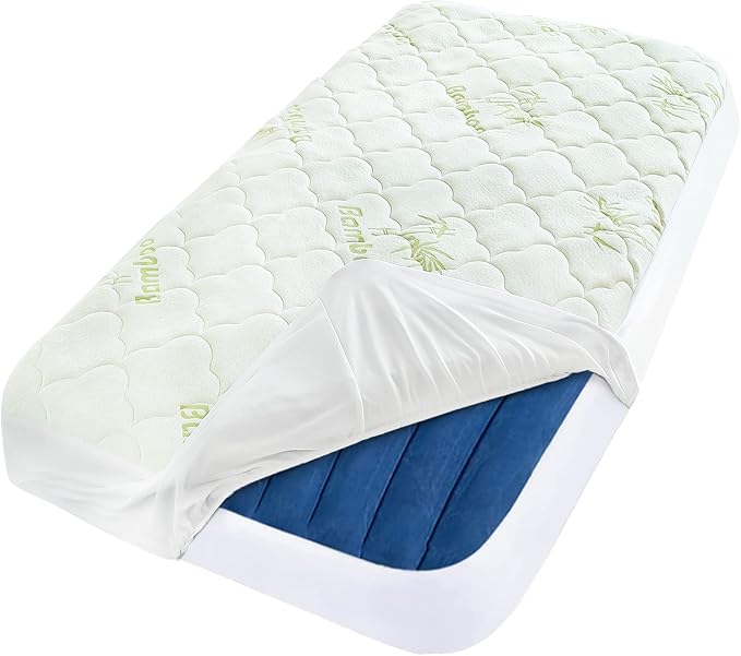 Toddler Travel Bed Cover, Kids Air Mattress Protector Waterproof, Compatible by Moonsea