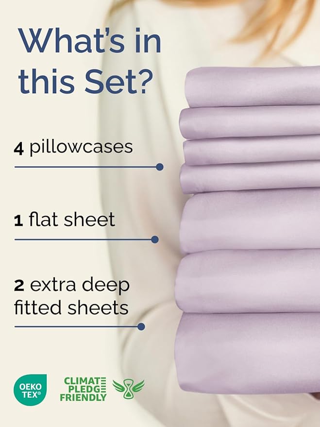 Extra Deep Split King Sheet Set - Image 2