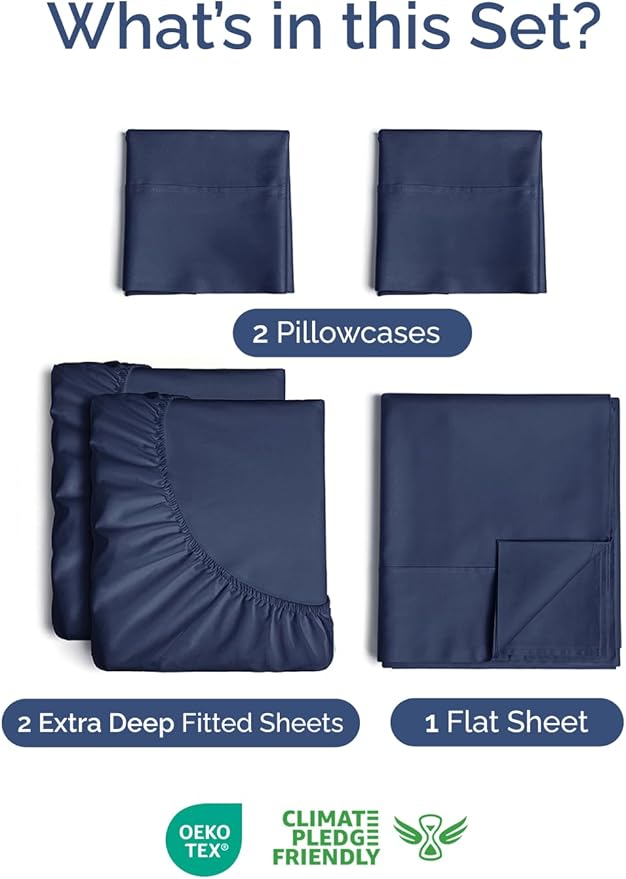 Extra Deep Pocket Split King Sheets - Image 2