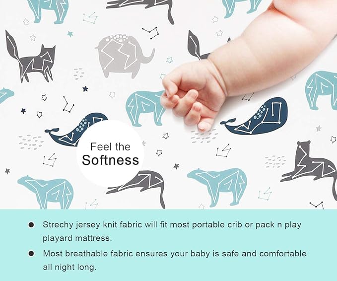 BROLEX Baby Fitted Crib Sheets: Kid Crib Sheets - Image 7