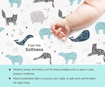 BROLEX Baby Fitted Crib Sheets: Kid Crib Sheets - Image 7